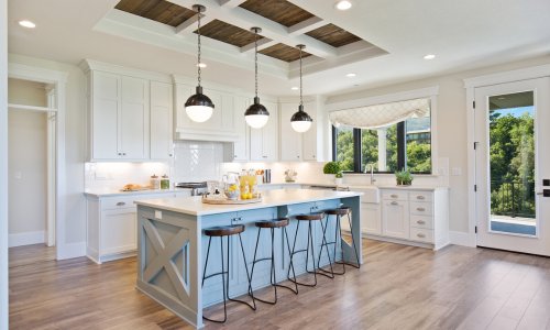 bright and airy kitchen remodeling